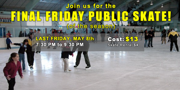 Final Friday Night Public Skate of the Season @ Skating Club of Wilmington | Wilmington | Delaware | United States